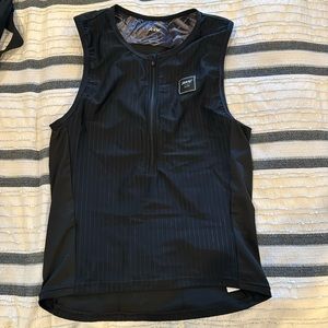 NWOT Zoot Elite size L tri half zip tank